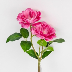 Троянда штучна, рожева, 55 см (2028-011/dk.pink)