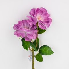 Троянда штучна, фіолетова, 55 см (2028-011/pink-purple)