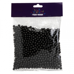 Наполнитель для подарков "Радость в каждом шарике", черный, 18 грамм (9073-009)