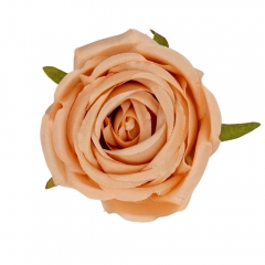 Головка розы, бежевая, 6 см (9222-053)