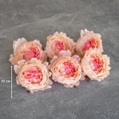 Головка пиона, розовая, 10 см (9222-060)