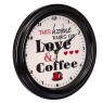 Годинник "Любов і кава чорні" (2003-037)