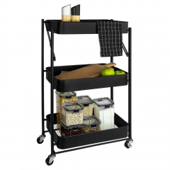 Этажерка металлическая "Пространство", черная (9051-006)