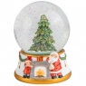Сніжна куля "Санта біля каміну" (2007-166)