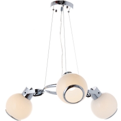 Люстра белая на 3 круглых плафона (MT006/3) (MT006/3)