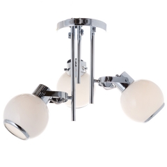 Люстра белая на 3 круглых плафона (MT006/3) (MT006/3)