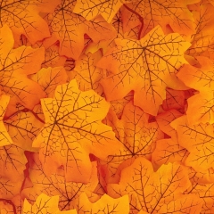 Искусственные кленовые листья "Золотая осень", оранжевые, 250 г (9230-001)