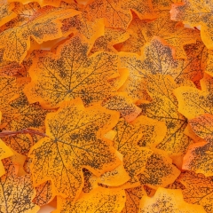 Искусственные кленовые листья "Золотая осень", оранжевые, 250 г (9230-002)