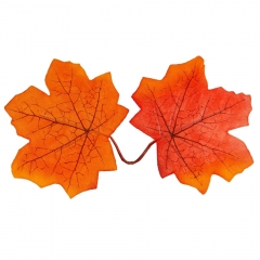 Искусственные кленовые листья "Золотая осень", оранжевые, 250 г (9230-003)