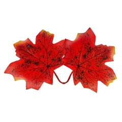 Искусственные кленовые листья "Золотая осень", красные, 250 г (9230-005)