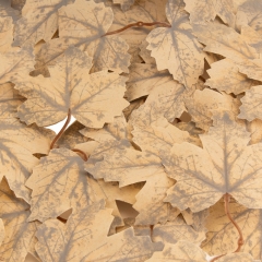 Искусственные кленовые листья "Золотая осень", бежевые, 250 г (9230-007)