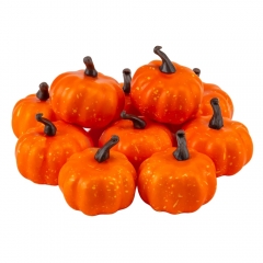 Декоративная тыква "Теплые краски", оранжевая, 6 см (9233-001)