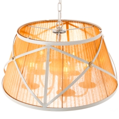 Подвесная люстра с оранжевым абажуром (FN004/5) (FN004/5)