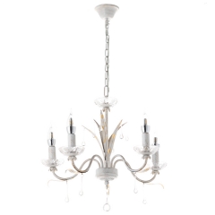 Люстра подвесная классическая с кристаллами (5 ламп) (FN014/5) (FN014/5)