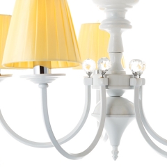 Люстра подвесная с жёлтыми абажурами (5 ламп) (NW001/5) (NW001/5)