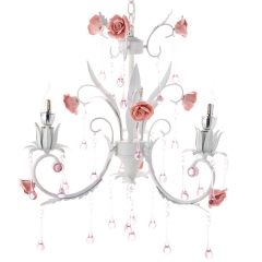 Люстра потолочная с цветочным декором на 3 лампы (SA007/3) (SA007/3)