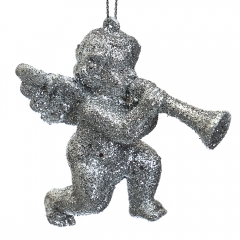 Ёлочная игрушка "Ангел с трубой" (016NZ)