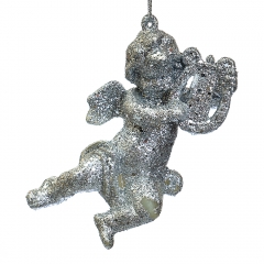 Ялинкова іграшка «Янгол з арфою» (017NZ)