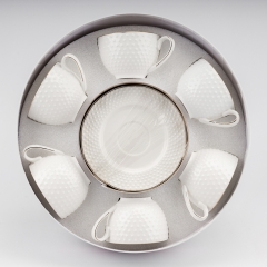 Набір "Аристократична вишуканість" на 6 персон, білий, 230 мл (9292-019)