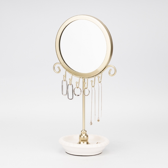 Настільна підставка для прикрас з дзеркалом 