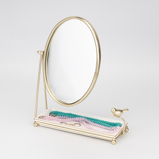 Настільна підставка для прикрас з дзеркалом Настільна підставка для прикрас з дзеркалом