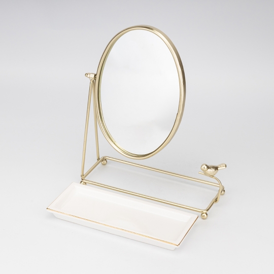 Настільна підставка для прикрас з дзеркалом Настільна підставка для прикрас з дзеркалом