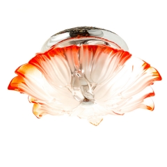 Люстра пристібна червоно-біла на 2 лампи (SN004R)