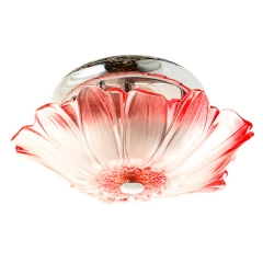 Люстра пристібна рожево-біла на 2 лампи (SN005R)