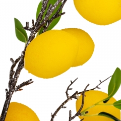 Искусственная ветка "Лимоны", 102 см (9128-003)