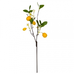 Искусственная ветка "Лимоны", 53 см (9128-004)