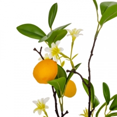 Искусственная ветка "Лимоны", 53 см (9128-004)