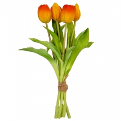 Букет тюльпанов "Весеннее наслаждение", оранжевый, 30 см (9129-011)