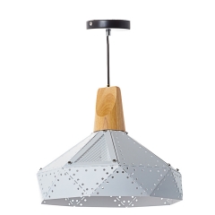 Люстра-подвес белая с перфорацией (NI001/white) (NI001/white)