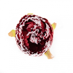 Набор декоративных цветов "Бутон пионии" бордовый (6018-039)