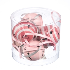 Комплект елочных игрушек "Бубенцы в снежинках", 6 шт (039NY)