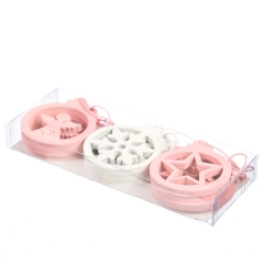 Комплект ялинкових прикрас  "Коліщатка" (042NY)