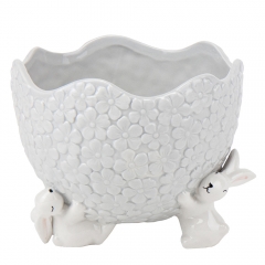 Емкость для хранения "Весенняя нежность", серая, 15,5 см (5005-012)