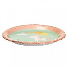 Набір тарілок "Єдиноріг" 23 см. 10шт. *2 види (8513-010)