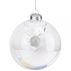 Шар "Благородный олень", 10 см (6029-003)