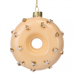 Елочная игрушка "Пончик", 10 см (6029-010)