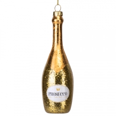 Елочная игрушка "Просекко", 14 см (6030-006)