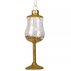 Елочная игрушка "Голубой игристого", 12,5 см (6030-007)