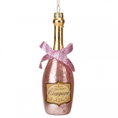 Елочная игрушка "Шампанское", 14 см (6030-018)