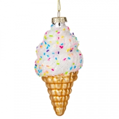 Елочная игрушка "Пломбир", 12 см (6030-021)