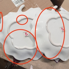 Блюдо "Белый лист" (00BR-4001-003)