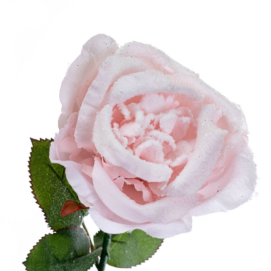 Новорічна троянда 74 см рожева (6008-023)