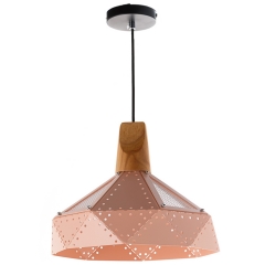 Люстра-подвес персиковая с перфорацией (NI001/peachy) (NI001/peachy)