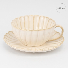 Чашка з блюдцем "Елеганс", 250 мл (4009-009)