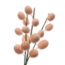 Гілка декоративна «Великодні крашанки рожеві» (15шт) (5000-011/PINK)