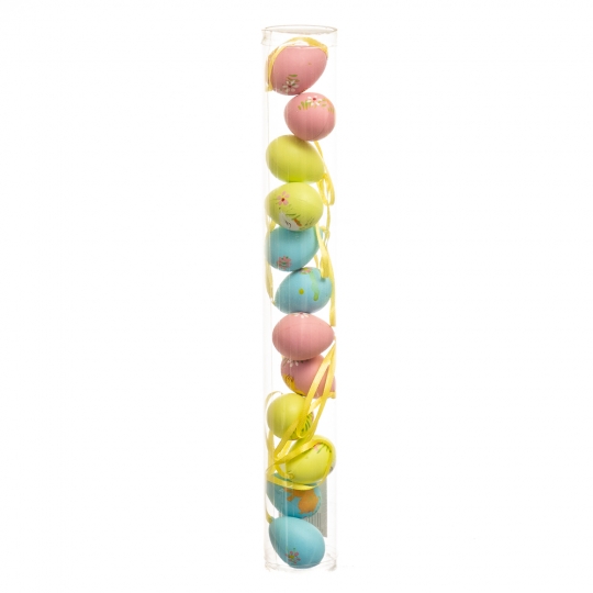 Крашанки декоративні різнокольорові 12 шт (4 * 3 см) (5001-005)